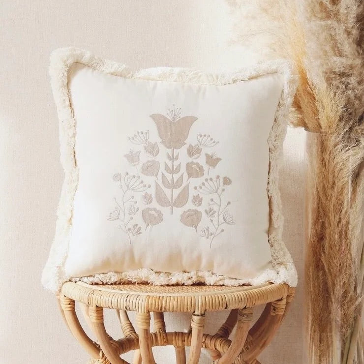 COUSSIN FRANGES BOHO BRODERIES