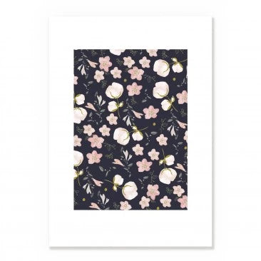 AFFICHE MOTIF FLORAL