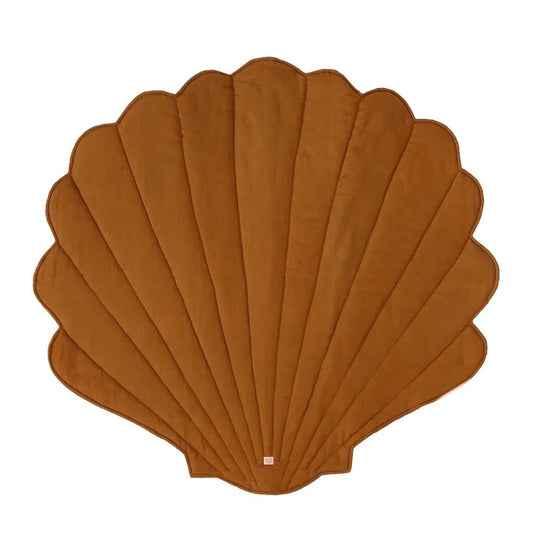 TAPIS COQUILLAGE CARAMEL